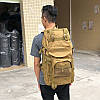 Тактичний рюкзак Aokali Outdoor A51 50L пісок, фото 5