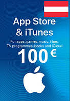 ITunes Gift Card 100 AT для App Store код сертификат карта пополнения счета iTunes Store и AppStore