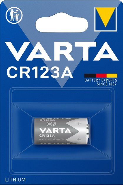 Батареї літієві CR 123A Varta