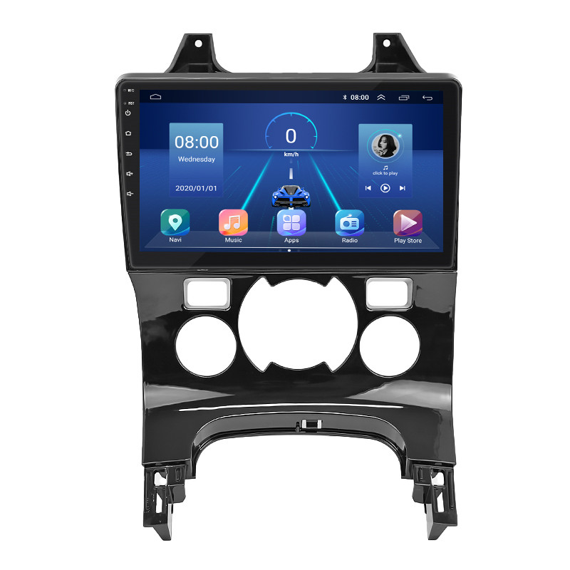 Стандартне радіо Lesko для Peugeot 3008 I рестайлінг 2013-2016 екран 9 "6/128gb 4G Wi-Fi GPS TOP, фото 1