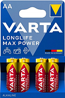 Батарейки щелочные АА Varta LONGLIFE MAX POWER AA LR6 4008496105946