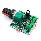 Регулятор швидкості обертання двигуна DC 5-16В 10A, фото 6