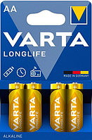 Батарейки щелочные АА Varta LONGLIFE AA LR6 4008496525157