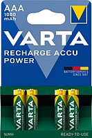 Акумулятори Varta Rechargeable Accu AAA 1000 mAh BLI4 Ni-MH R2U 4008496594375