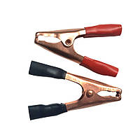 Затискач акумуляторний JX-01-02. Товщина металу 0,6 мм. Покриття мідь (довжина 75 мм, ширина 55 мм)