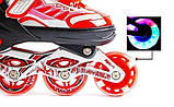 Роликові ковзани дитячі ролики Happy 2 Skate Inline Red Червоний (розмір 29-33), фото 6