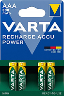 Акумулятори Varta Rechargeable Accu AAA 800 mAh BLI4 Ni-MH R2U 4008496550616