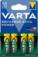 Аккумуляторы Varta Rechargeable Accu AA 2600 mAh BLI4 Ni-MH R2U (4008496745975)