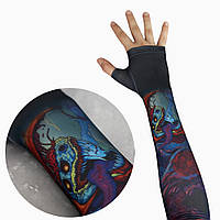 Геймерський рукав із рукавичкою на ліву руку Hyper Beast Швидкісний Звір Selerity f01hb, Темно-синій, Розмір