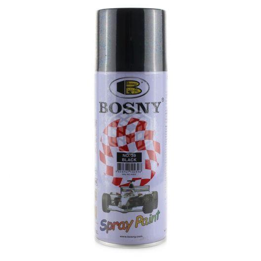 Фарба чорний глянець 400ml "Bosny" No39, фото 1