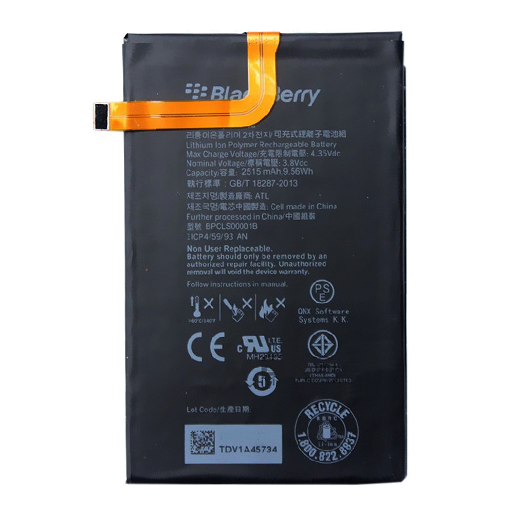 Аккумуляторная батарея BlackBerry Q20 (BPCLS00001B)