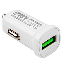 Автомобильное зарядное устройство Emy MY-10 1.5 А + кабель microUSB White (MY-10-MUW)