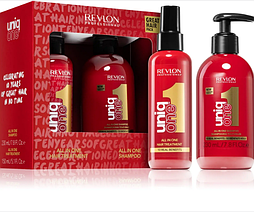 Набір для догляду за волоссям шампунь і спрей Revlon Professional Uniq One All In One 230 мл 150 мл