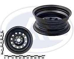 Диск колісний ВАЗ 2170 Пріора (металік)