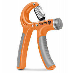 Еспандер кистьовий Power System PS-4021 з регульованим навантаженням 10-40 кг.  Power Hand Grip Orange