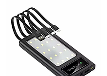 Універсальна мобільна батарея 20000 mAh PHIXI P20 USB/Micro USB/Type-C/Lightning