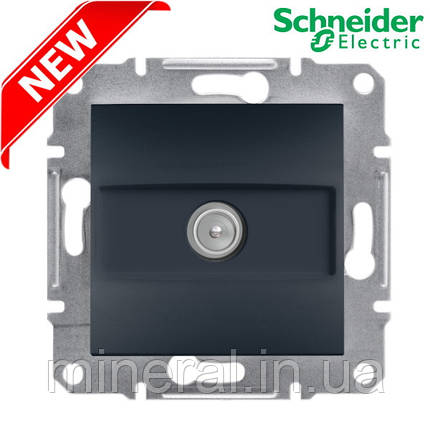 Розетка TV кінцева Schneider Electric EPH3200171 Asfora, антрацит, пластик, фото 2