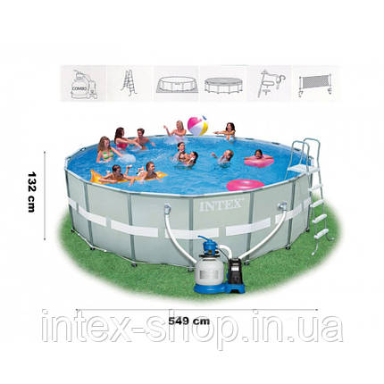 Каркасний басейн Intex Ultra Frame Pool 549x132 28336, фото 1