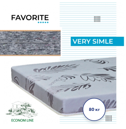 Дитячий матрац Фаворит 7см 80*180 серія MaNi EconomL, фото 1