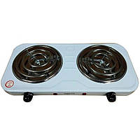 Настільна спіральна плита Rainberg RB-888 1200 Вт з двома конфорками та індикатором роботи