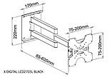 Настінне кріплення X-Digital LCD2703L Black, фото 3