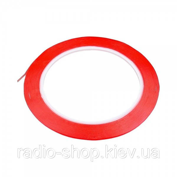 Скотч двосторонній 3M прозорий 2 мм x 25 м, фото 1