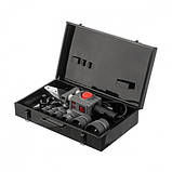 Паяльник для пластикових труб, 850/1850 Вт, 0-300 °C, насадки 20, 25, 32, 40, 50, 63 мм, металевий кейс, фото 4