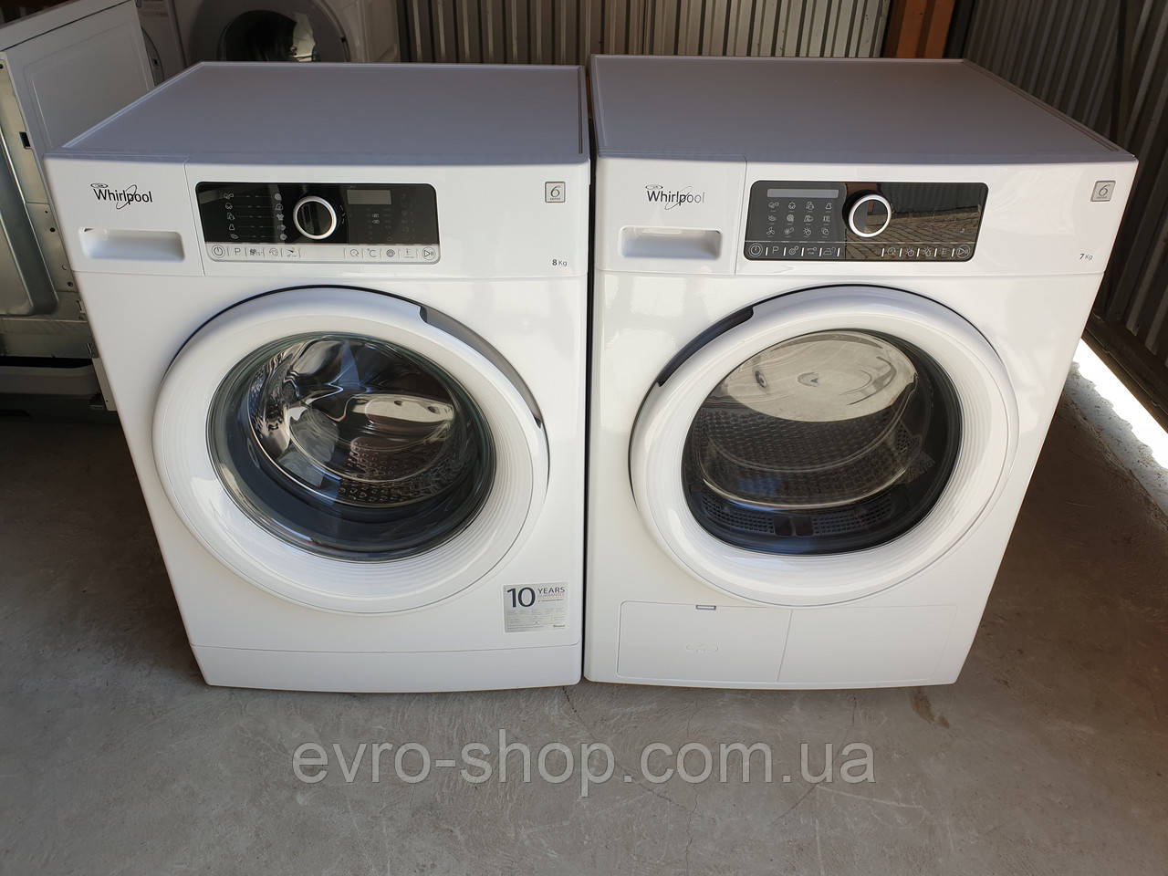 Комплект пральна / сушильна машина Whirlpool 7 KG, фото 1
