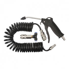 Набір для продування кабіни вантажних автомобілів: пістолет, поліуретановий шланг 5 м 8*5 мм, трійник на 8 мм;