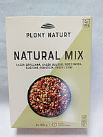 Мікс каші Plony Natury Natural Mix гречка,булгур,сочевиця,томати,насіння дині 4*100г