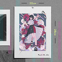 "Цяо Лин (Агент времени / Link сlick)" плакат (постер) размером А4 (20х28см)