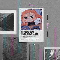 "Чиби Умару Дома (Двуличная сестрёнка Умару / Umaru-chan)" плакат (постер) размером А6 (10х14см)