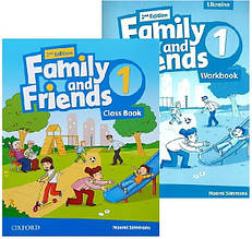 Комплект Family and Friends (2nd Edition) 1 Class Book + Workbook / Підручник + зошит з англійської мови