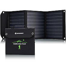 Портативний зарядний пристрій сонячна панель 40 Watt Bresser Mobile Solar Charger USB DC