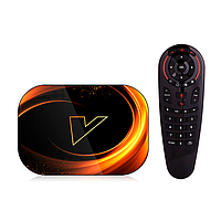 Смарт ТБ приставка Смарт ТБ приставка VONTAR X3 4/128Gb Voice Control для телевізора андроїд бокс медіаплеєр Android Smart tv wi