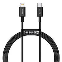 Кабель для Айфон Baseus Superior Series Fast Charging Data Cable Type-C to Lightning PD 20W Black 1м CATLYS-A01