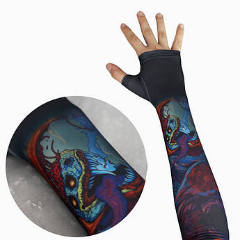 Геймерський рукав з рукавичкою Hyper Beast Швидкісний Звір Selerity f01hb, Темно-синій, Розмір (EU) — M