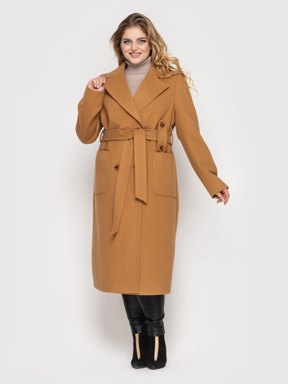 Пальто жіноче Віола сахара, фото 1