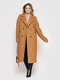 Пальто жіноче Віола сахара, фото 4