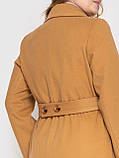 Пальто жіноче Віола сахара, фото 6