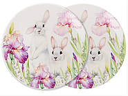 Набір тарілок Lefard Кролик в iрисах 26см 2 предмети (924-799)