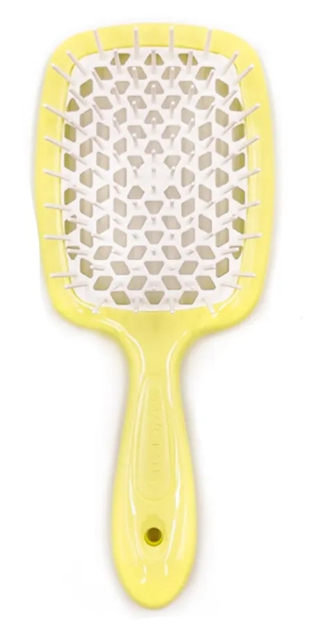 Щітка жовта (біла серединка) Janeke Superbrush Small Yellow/White