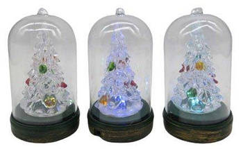 Сувенір, що світиться "Ялинка в колбі" 6*6*11см ZH-5016 G-Rich