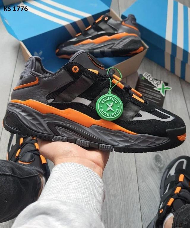 чоловічі кросівки Adidas Niteball Black Orange
