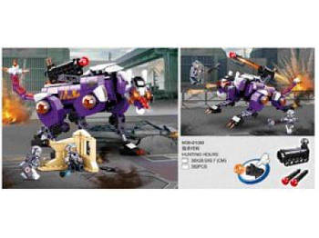 Конструктор SLUBAN Космос, монстр, стріляє кулями M38-B1060 G-Rich