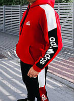 Тёплый спортивный костюм на флисе Adidas. Зимний спортивный костюм Adidas.Утепленный спортивный костюм 4 цвета