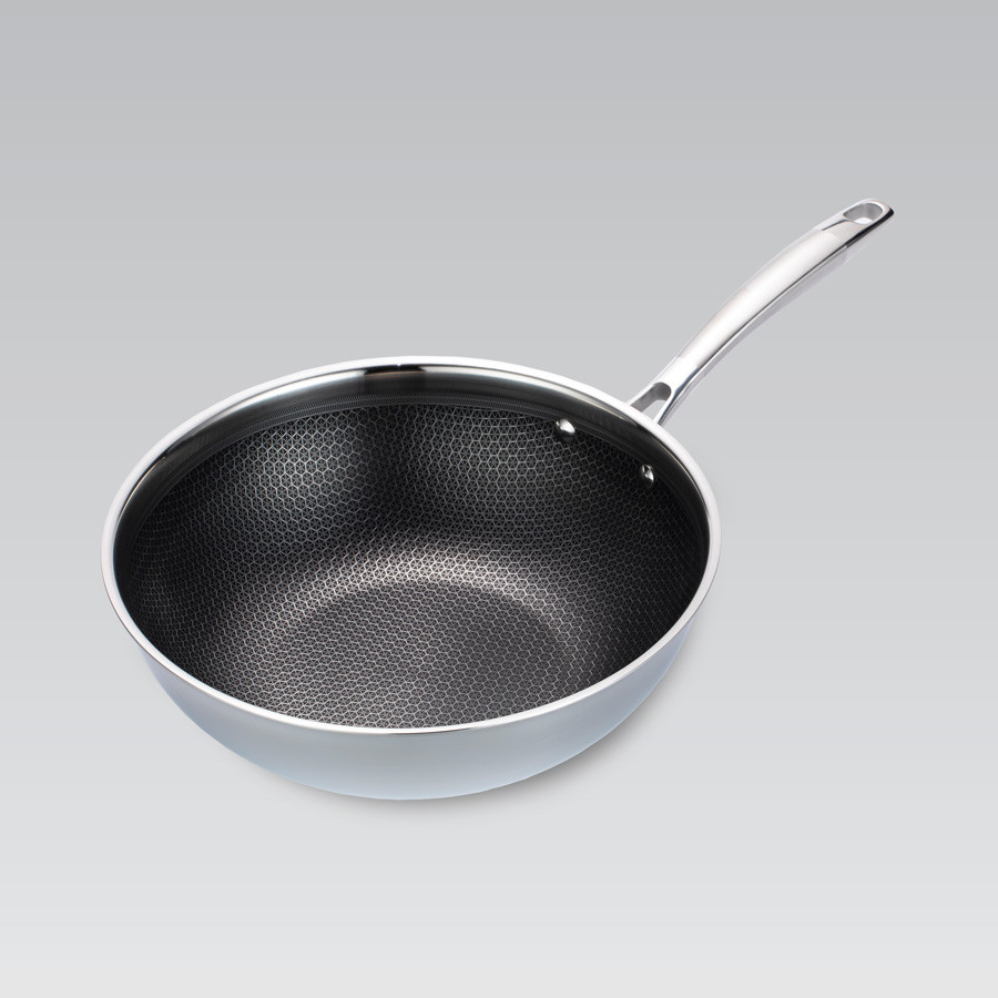 Пательня антипригарна Maestro WOK MR-1224-30 професійна 30 см