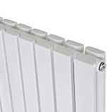Горизонтальні дизайнерські радіатори опалення ARTTIDESIGN Terni II G 10/600/590 білий мат, фото 5