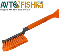 Щітка зі шкребком на ручці 42 см м'яка вставка Elegant