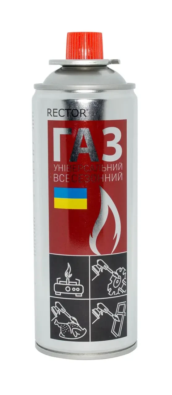 Універсальний газ в аерозолі 220 гр TM RECTOR, фото 1